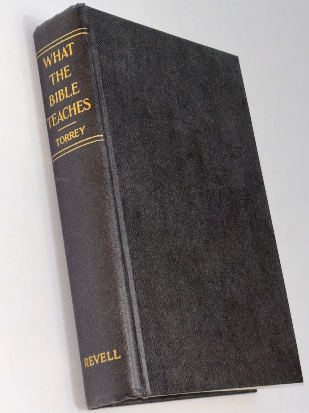 What the Bible Teaches Torrey Hardcover Vintage Bible Book Seminary Textbook